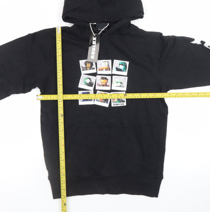 Boys UK Size 11-12 Years Roblox Black Pullover Hoodie