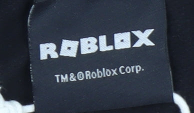 Boys UK Size 11-12 Years Roblox Black Pullover Hoodie