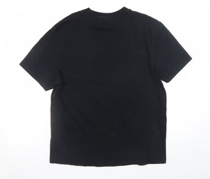 Mens UK Size M River Island Black  T-Shirt