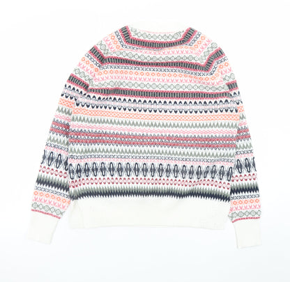 Womens UK Size S Marks and Spencer Multicoloured Pullover Jumper