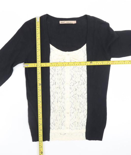 Womens UK Size 6 NEXT Black Cardigan Jumper