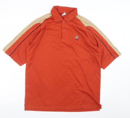 Mens UK Size L Lotto Cotton Polo Shirt