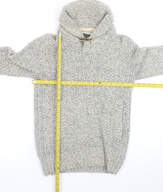 Mens UK Size S H&M Grey Pullover Jumper
