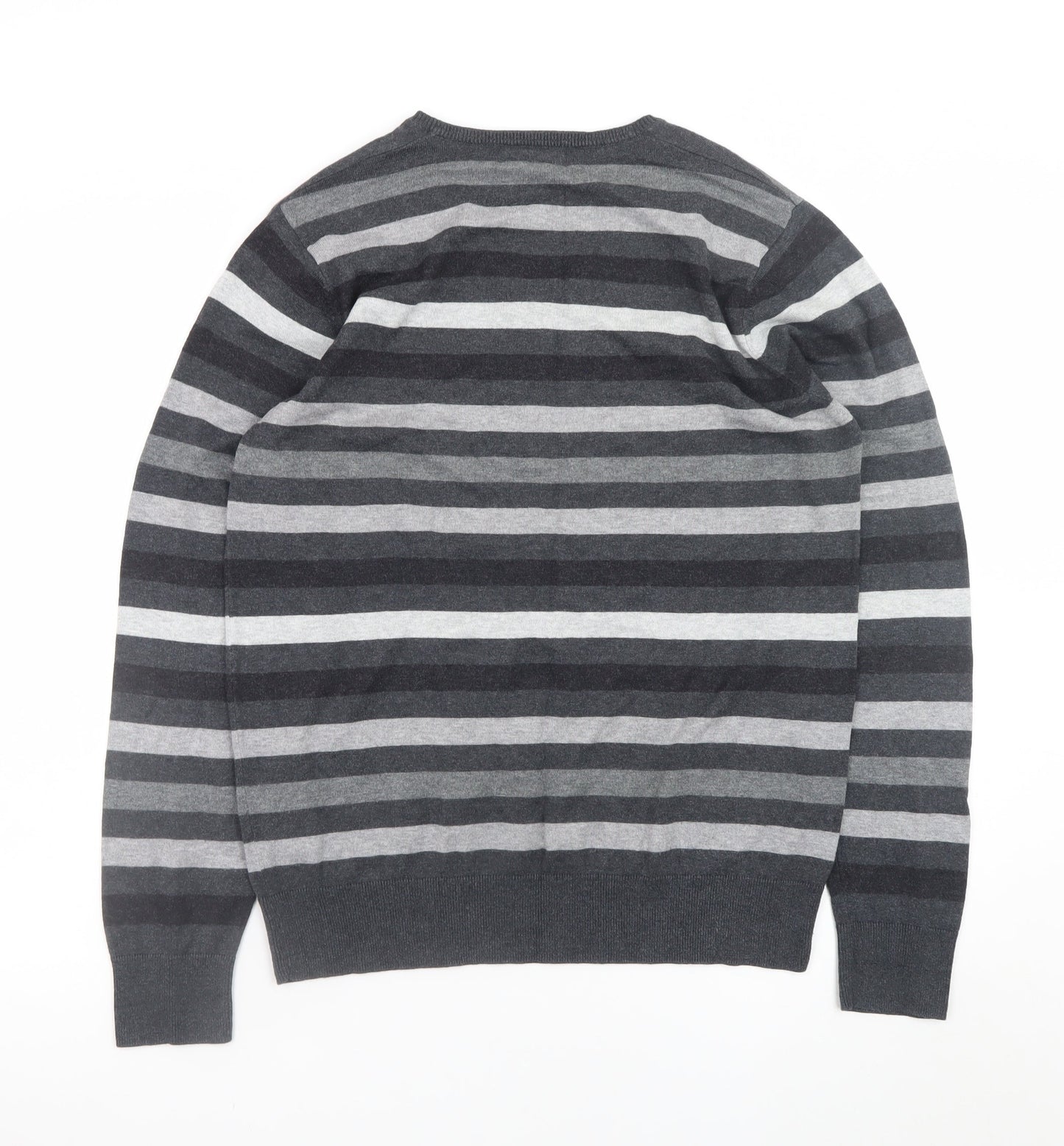 Mens UK Size M Marks and Spencer Grey Pullover Jumper