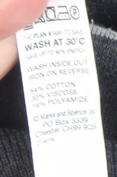 Mens UK Size M Marks and Spencer Grey Pullover Jumper