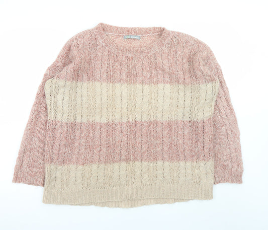Womens UK Size 14 Marks and Spencer Pink Pullover Jumper