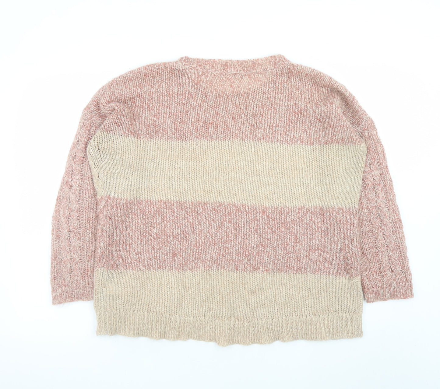 Womens UK Size 14 Marks and Spencer Pink Pullover Jumper