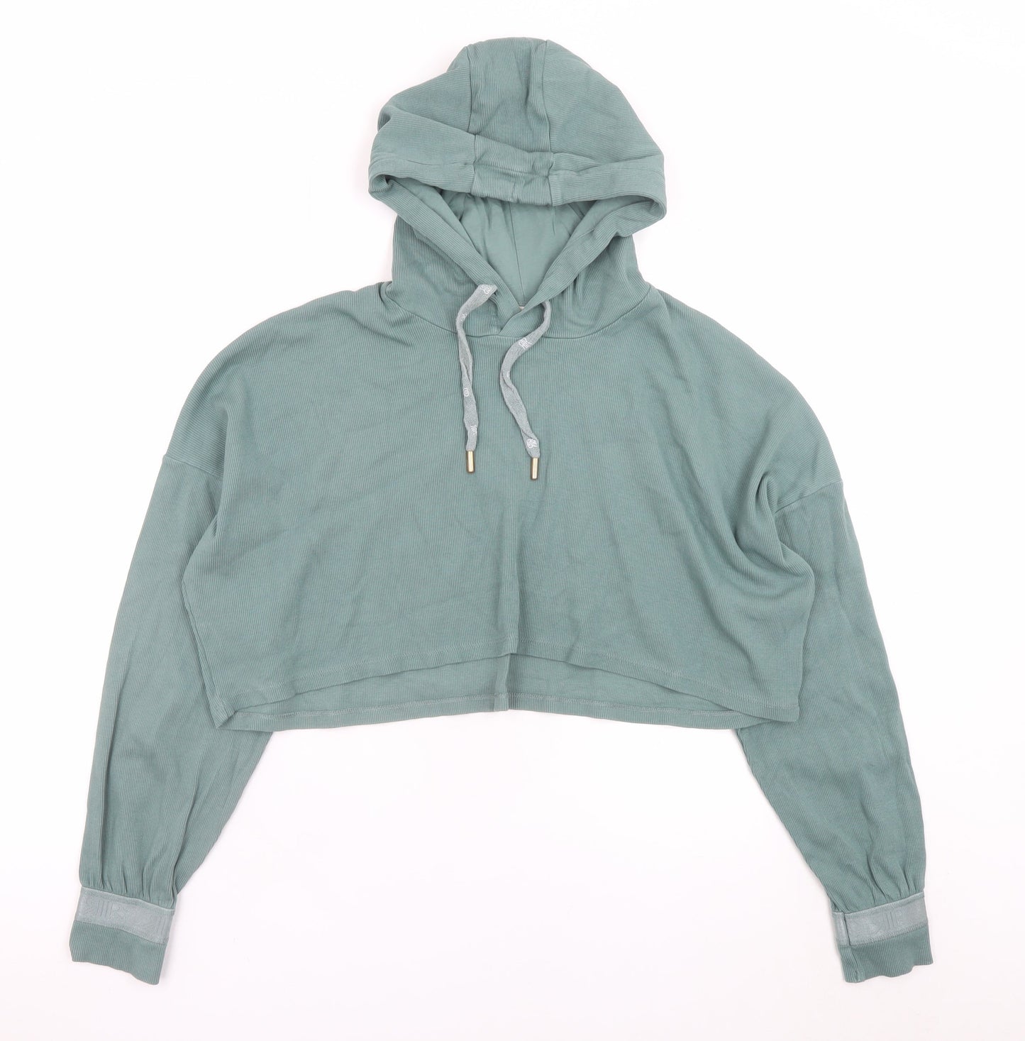 Womens UK Size 14 River Island Green Pullover Hoodie