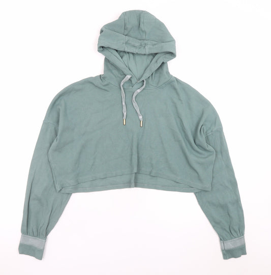 Womens UK Size 14 River Island Green Pullover Hoodie