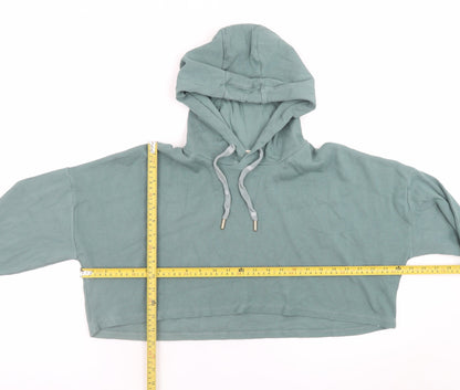 Womens UK Size 14 River Island Green Pullover Hoodie