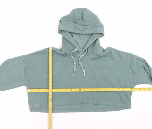 Womens UK Size 14 River Island Green Pullover Hoodie