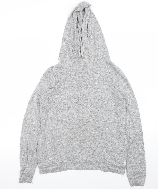 Womens UK Size 8 FatFace Grey Pullover Hoodie