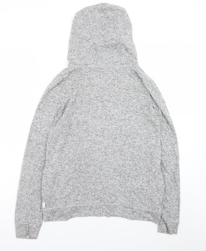 Womens UK Size 8 FatFace Grey Pullover Hoodie