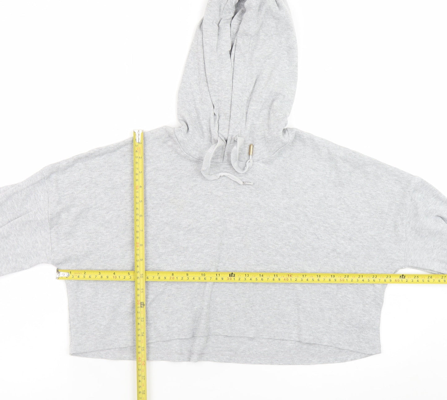 Womens UK Size 12 River Island Grey Pullover Hoodie