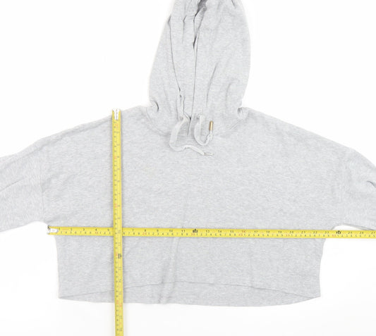 Womens UK Size 12 River Island Grey Pullover Hoodie