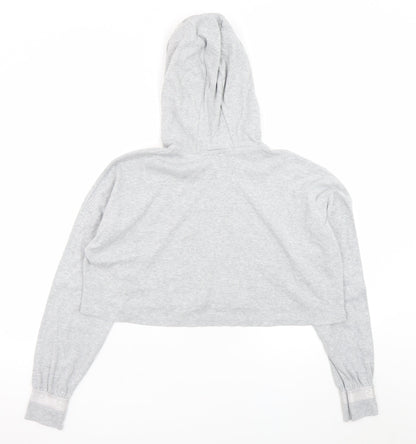 Womens UK Size 12 River Island Grey Pullover Hoodie