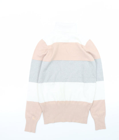 Womens UK Size S dbu Multicoloured Pullover Jumper
