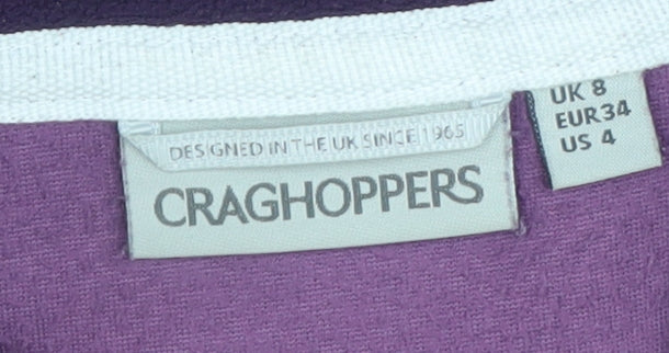 Womens UK Size 8 Craghoppers Purple Pullover Sweatshirt