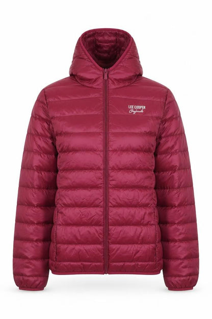 Womens UK Size 12 Lee Cooper Red Puffer Jacket