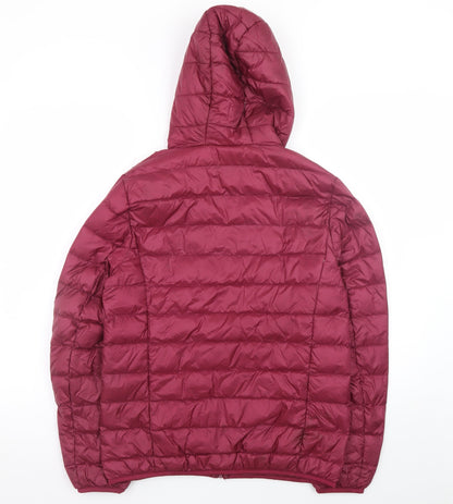 Womens UK Size 12 Lee Cooper Red Puffer Jacket