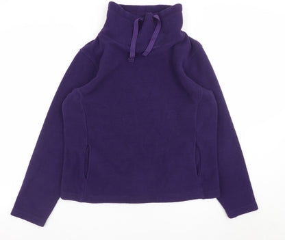 Womens UK Size L Cotton Traders Purple Pullover Sweatshirt