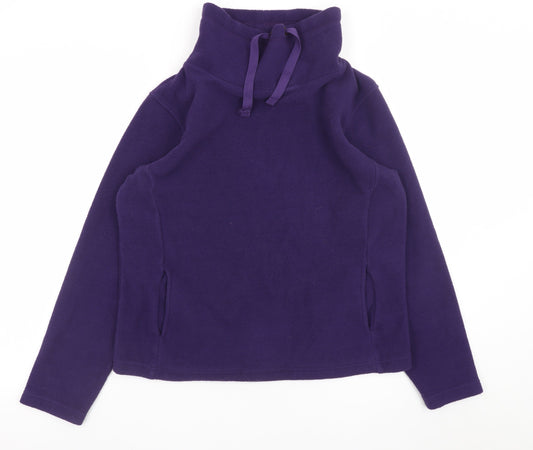 Womens UK Size L Cotton Traders Purple Pullover Sweatshirt