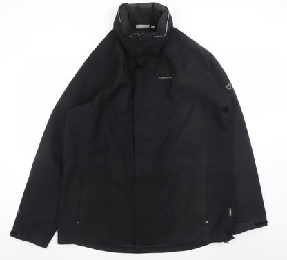 Mens UK Size 2XL Craghoppers Black Rain Coat