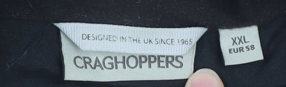 Mens UK Size 2XL Craghoppers Black Rain Coat