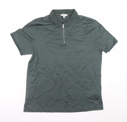 Mens UK Size XL Marks and Spencer Green  T-Shirt