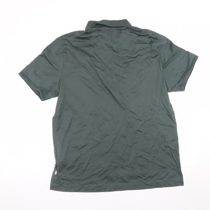 Mens UK Size XL Marks and Spencer Green  T-Shirt