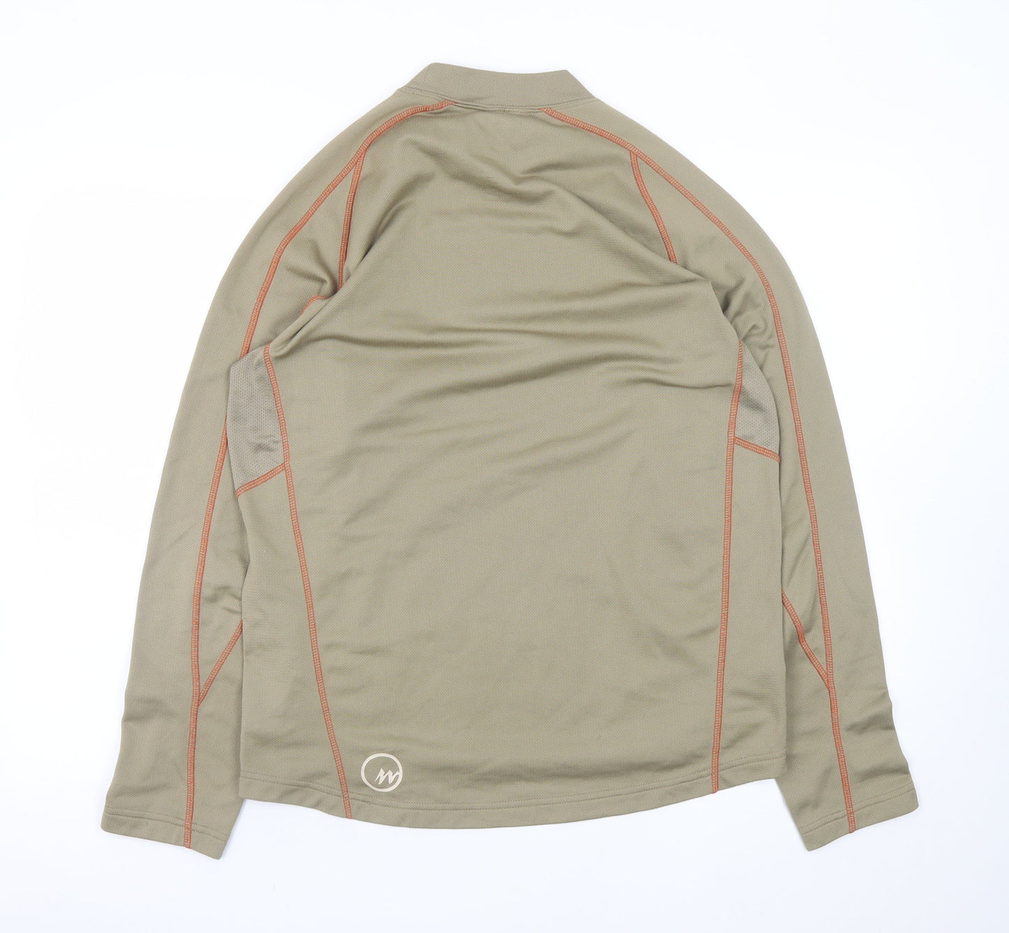 Quechua Men's Beige Long Sleeve Crew Neck T-Shirt Size L