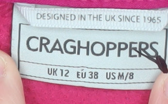Womens UK Size 12 Craghoppers Pink Pullover Sweatshirt