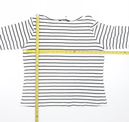 Womens UK Size 14 F&F White Basic T-Shirt