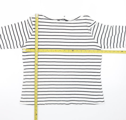 Womens UK Size 14 F&F White Basic T-Shirt