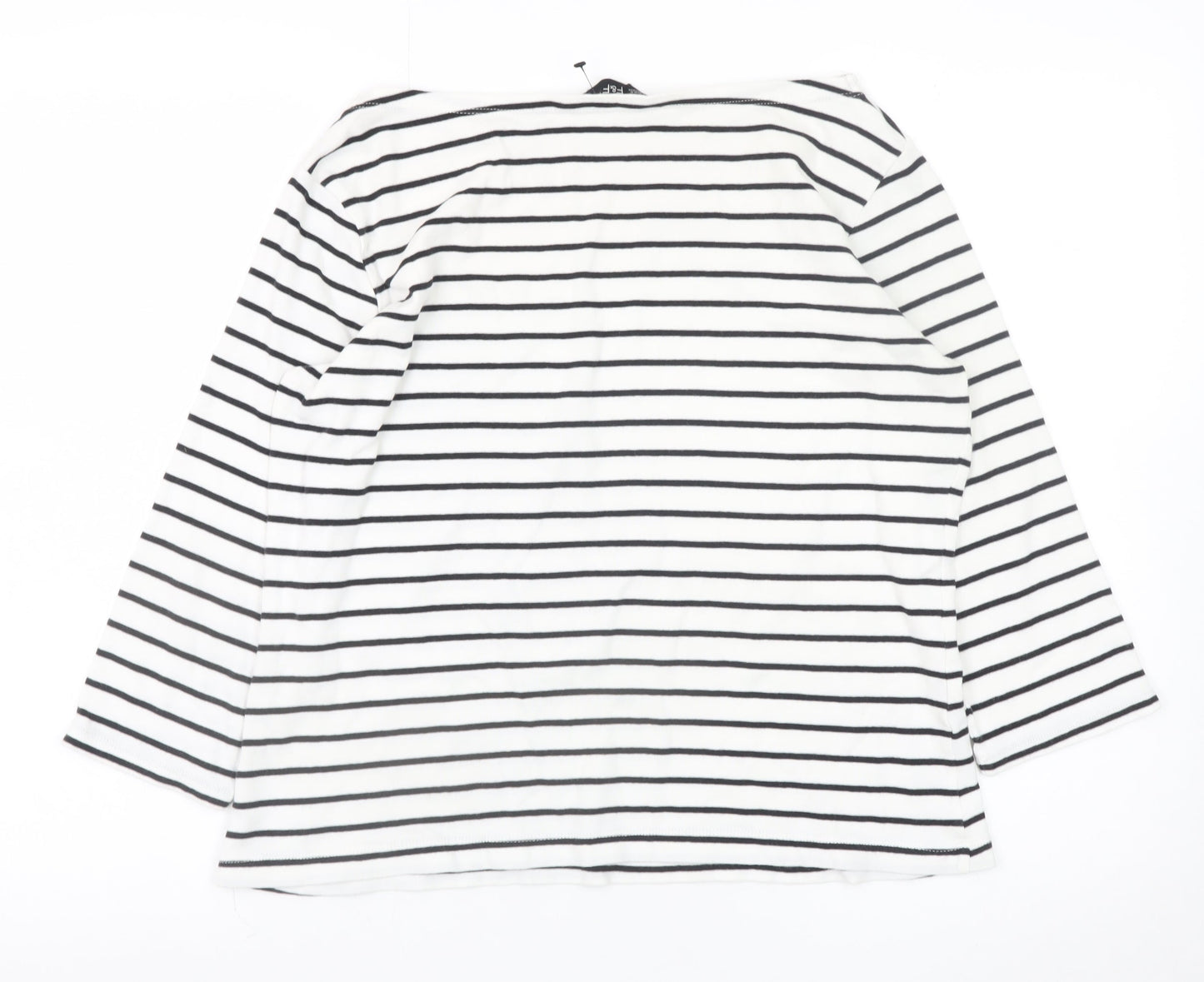 Womens UK Size 14 F&F White Basic T-Shirt