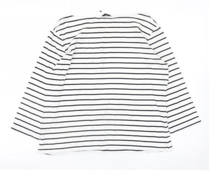 Womens UK Size 14 F&F White Basic T-Shirt