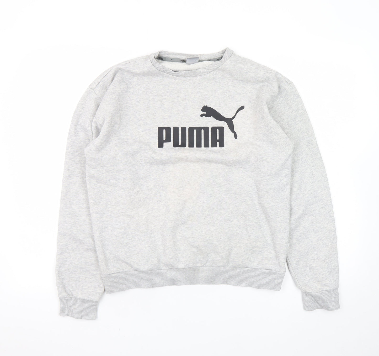 Mens UK Size S PUMA Grey Pullover Sweatshirt