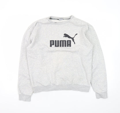 Mens UK Size S PUMA Grey Pullover Sweatshirt
