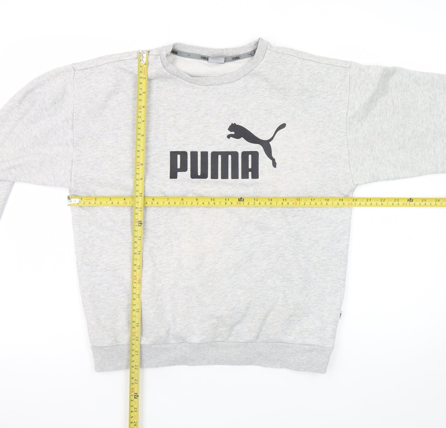 Mens UK Size S PUMA Grey Pullover Sweatshirt