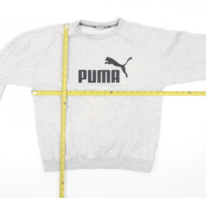 Mens UK Size S PUMA Grey Pullover Sweatshirt