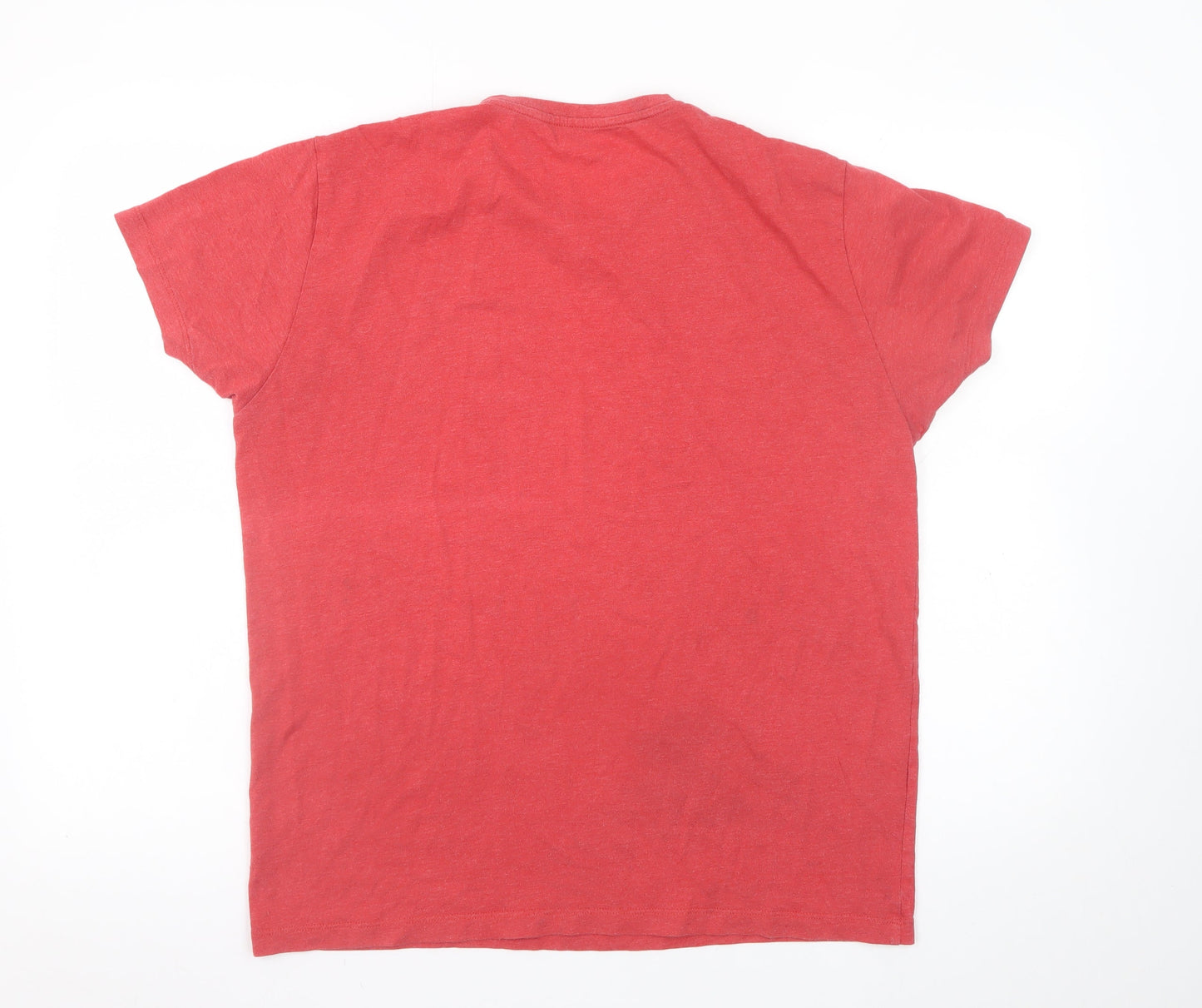 Mens UK Size M Cedarwood State Red  T-Shirt