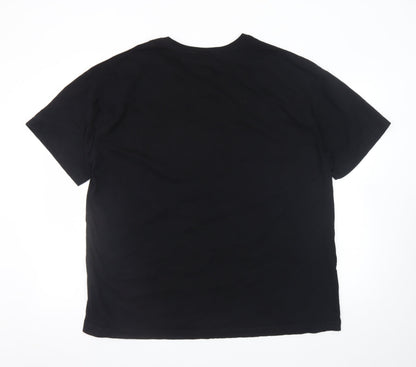 Mens UK Size L River Island Black  T-Shirt
