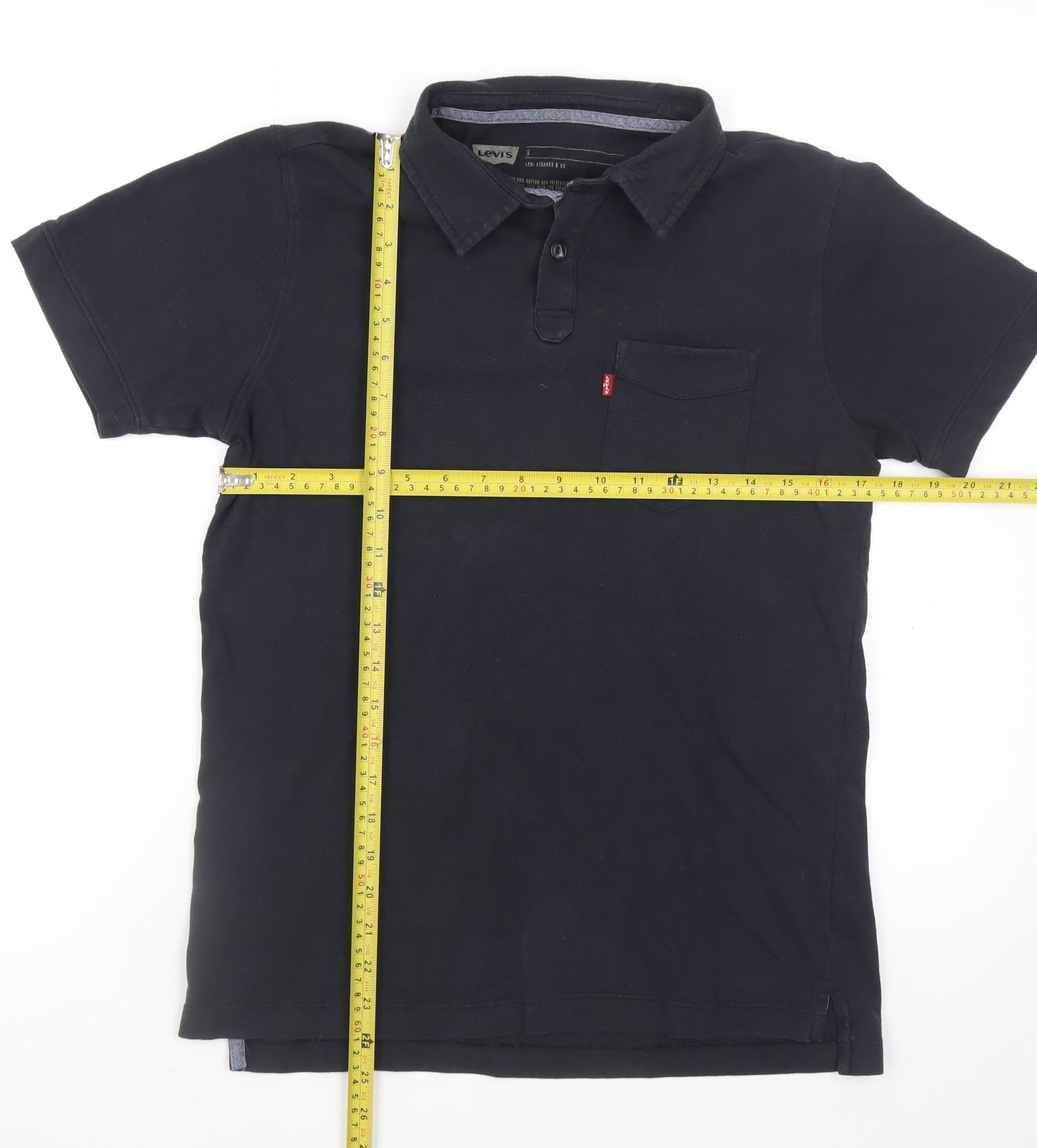Mens UK Size S Levi's Cotton Blend Polo Shirt