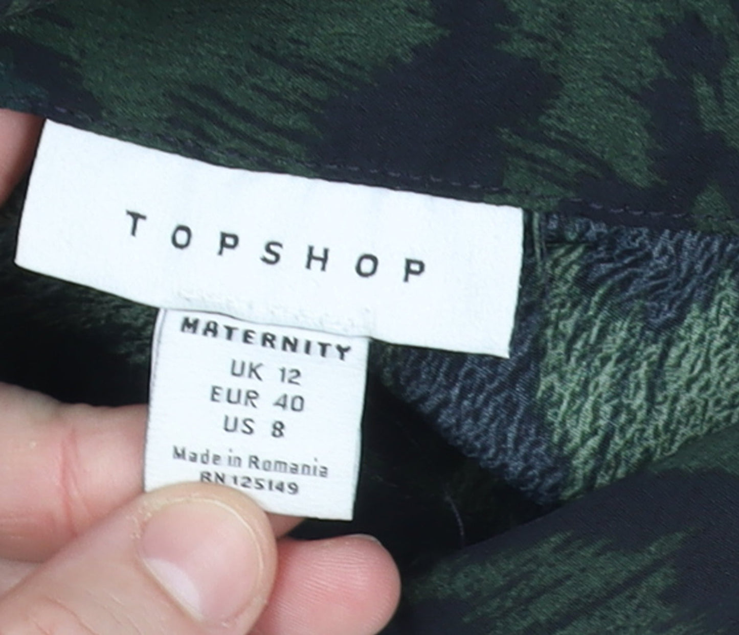Womens UK Size 12 Topshop Shirt Dress