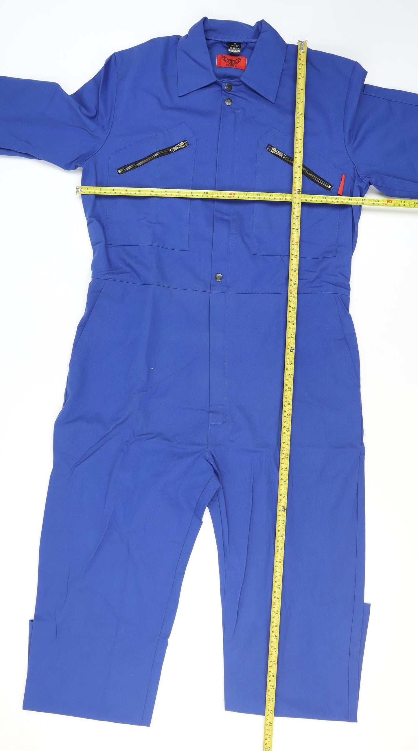 Mens UK Size M Trojan Regular Fit Cargo Blue Trousers