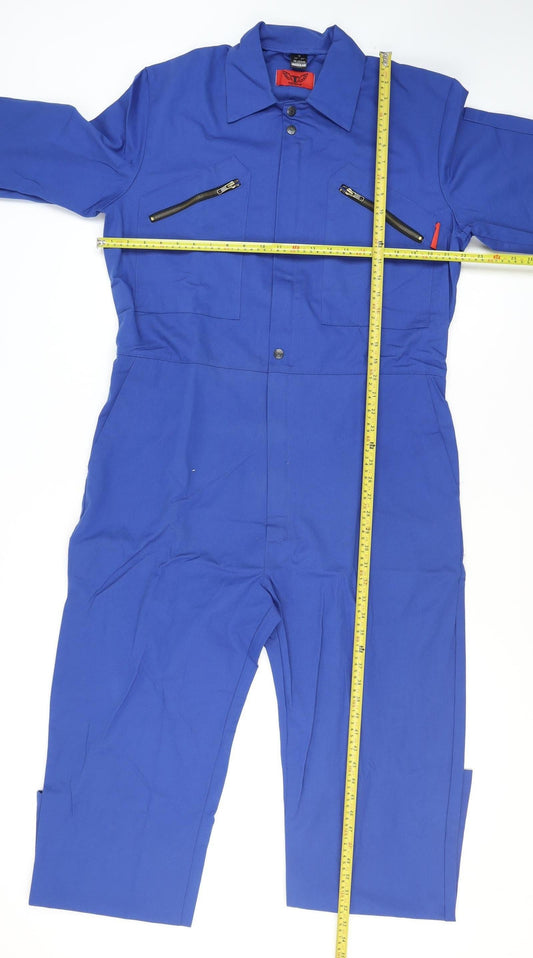 Mens UK Size M Trojan Regular Fit Cargo Blue Trousers
