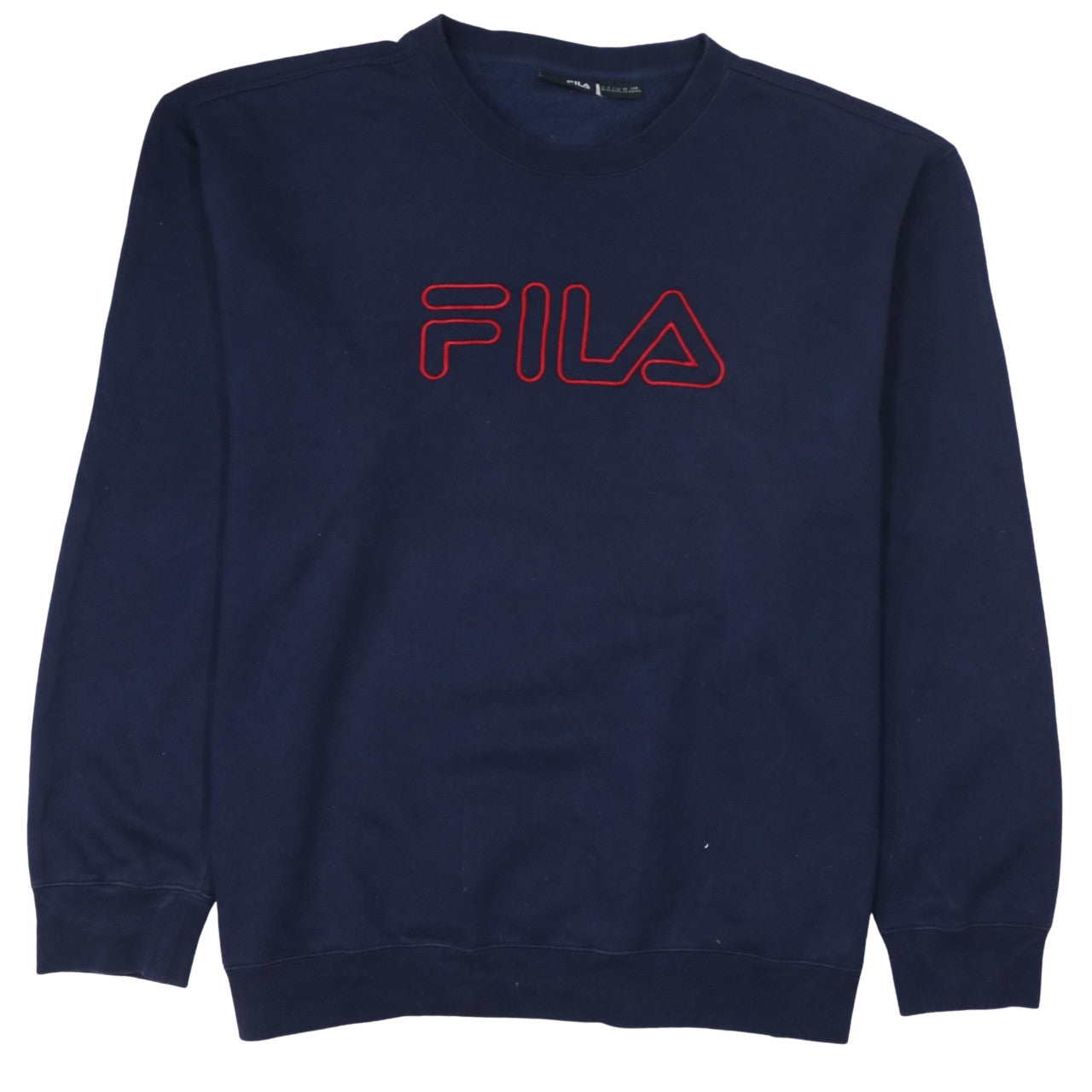 Mens UK Size L FILA Blue Pullover Sweatshirt