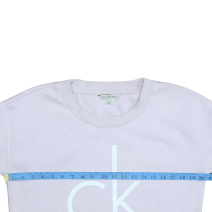 Womens UK Size M Calvin Klein Pink Pullover Sweatshirt