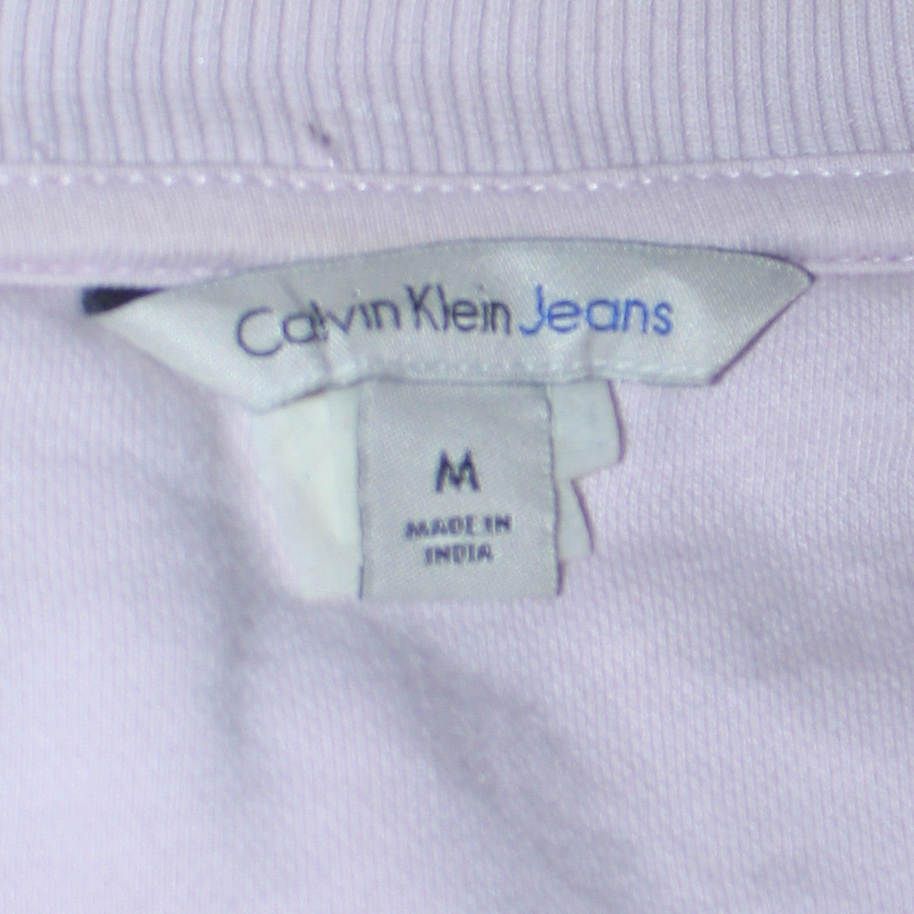 Womens UK Size M Calvin Klein Pink Pullover Sweatshirt