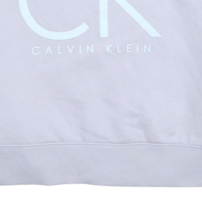 Womens UK Size M Calvin Klein Pink Pullover Sweatshirt